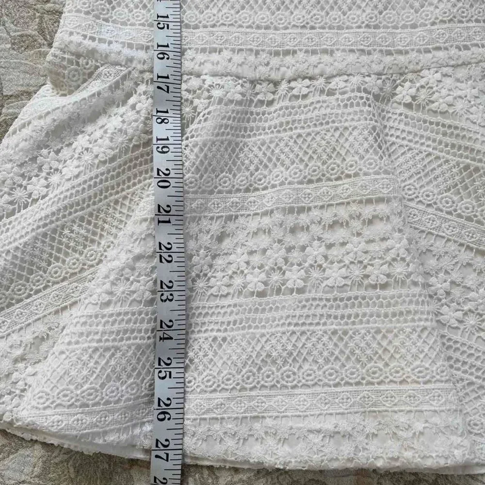 Kate Spade New York  Girls White Lace Drop Waist Rules Dress 128/8Y - Picture 12 of 13